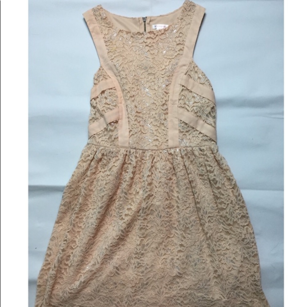 Peach Dress